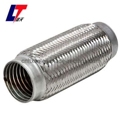 Car Stainless Steel Exhaust System Flexible Pipe with Interlock Pipe 2&quot;X8&quot;