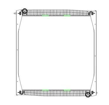 HD Truck Radiator for Scania R (95~04) OEM: 1397435, 64069A