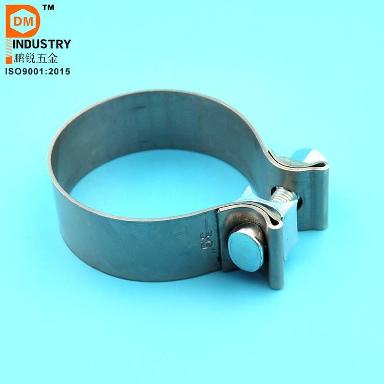 Stainless Steel Accuseal Exhaust Clamps Stainless Steel Auto Exhaust Pipe Turbo Vibrant V Band Clamp Hose Clamp T Bolt Clamp O Band Clamp German Type Hose Clamp
