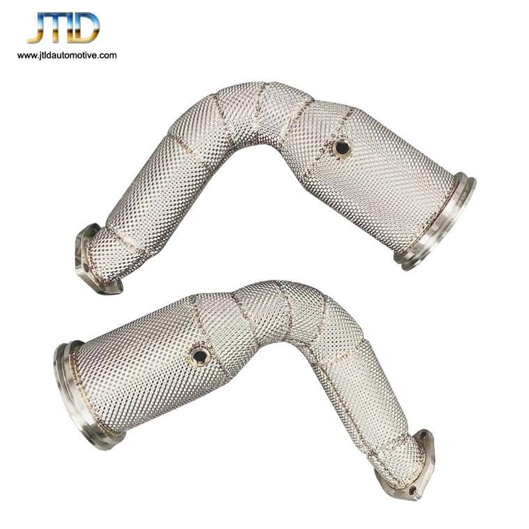 Performance Exhaust Downpipe with Heat Shield for Audi Rsq8 China V