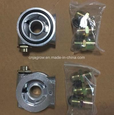 Aluminum Mocal Oil Cooler Adaptor An10 Sandwich Plate with Thermostat
