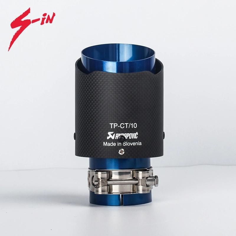 China Supplier Auto SS304 Red LED Light Shinning Exhaust Muffler