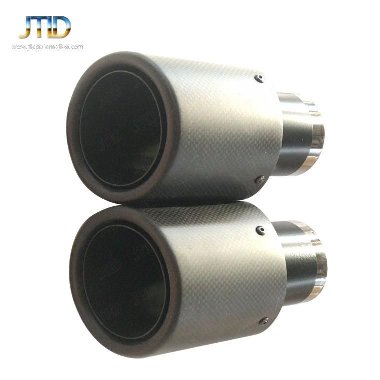 304 Srainless Steel Universal Tip Carbon Fiber Exhaust Tip for Car