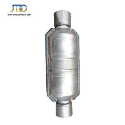 Car Auto Part Universal Three Way Catalytic Converter with Heat Shield Single O2
