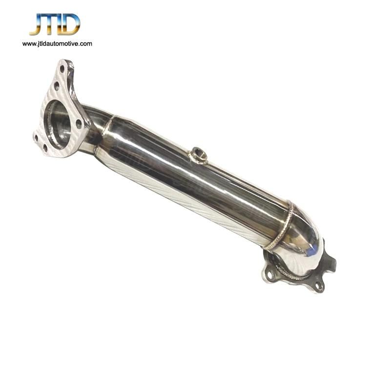 304 Stainless Steel Exhaust Pipe Catless Exhaust Downpipe for Honda Civic 10generation