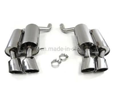 Quad Oval Muffler Tip Exhaust Catback Kit for BMW M5 V10 5.0L E60 05-11