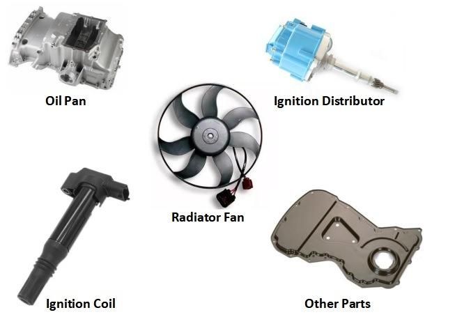 Car Electronic Ignition Spare Parts Distributor OE:22100-20g15 for Engine Motor Ignition System Accessory of Spark Distributor Coil Rotor Wire,Nissan Z24
