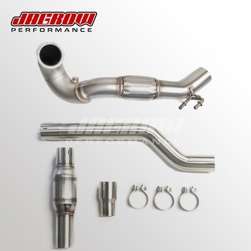 High Performance Turbo Exhaust Downpipe for VW 12-13 Golf R Audi 09-15 Tts