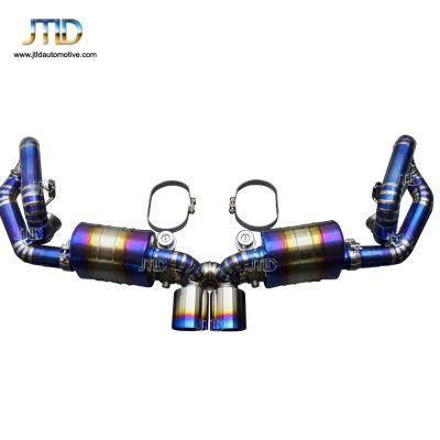 High Quality Titanium Full Exhaust System for P*Orsche 911 Gt3 Gt3 RS