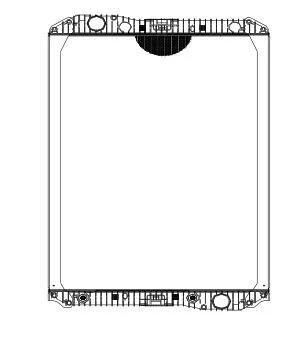 HD Truck Radiator for Benz Axor (02~) OEM: 9405000703, 62571A