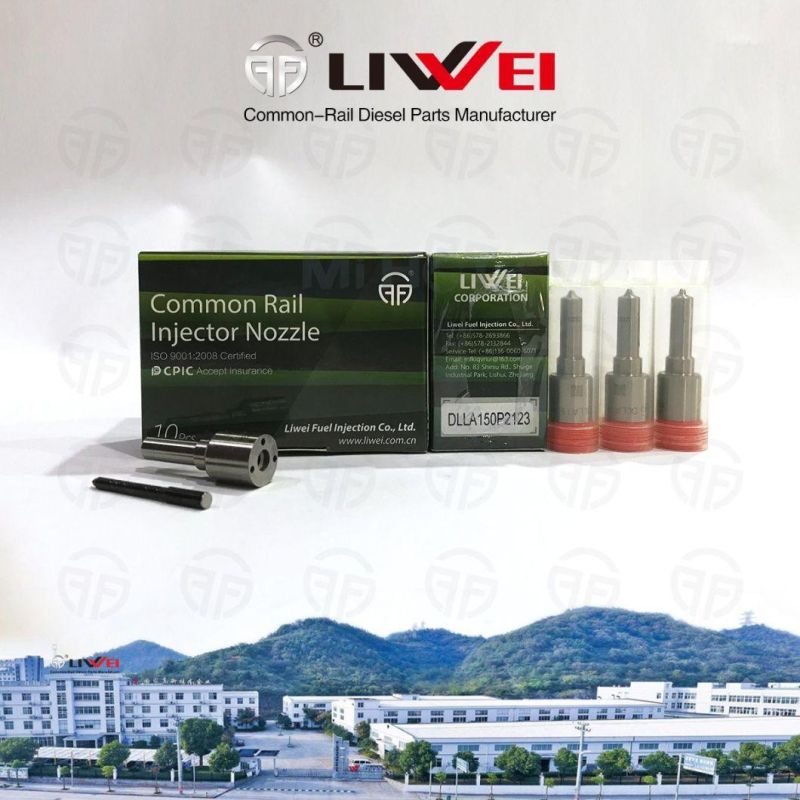 Liwei Brand Dlla145p 2168 Dlla 145p2168 Bos Common Rail Diesel Nozzle for Fuel Injector 0445110376/594