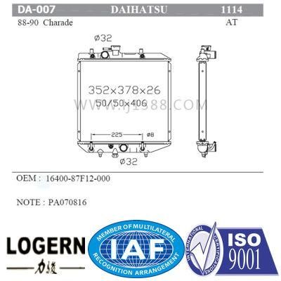 Aluminum Radiator for Daihatsu Charade&prime;88-90 at/Dpi1114