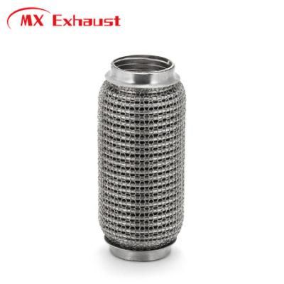 Manufacturer Supplier Exhaust Flex Bellow Pipe SUS304/201 with Inner Braid and out Wire Mesh