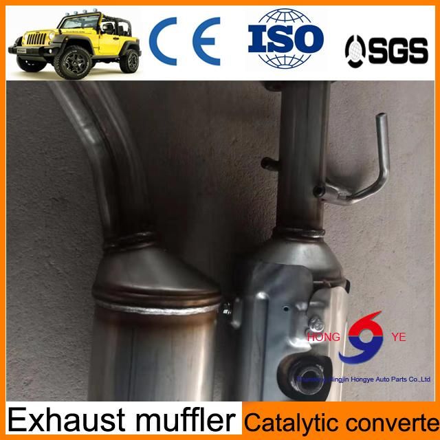 2017 Hot Sell Catalytic Converter for Jeep Wrangler with Euro4OBD