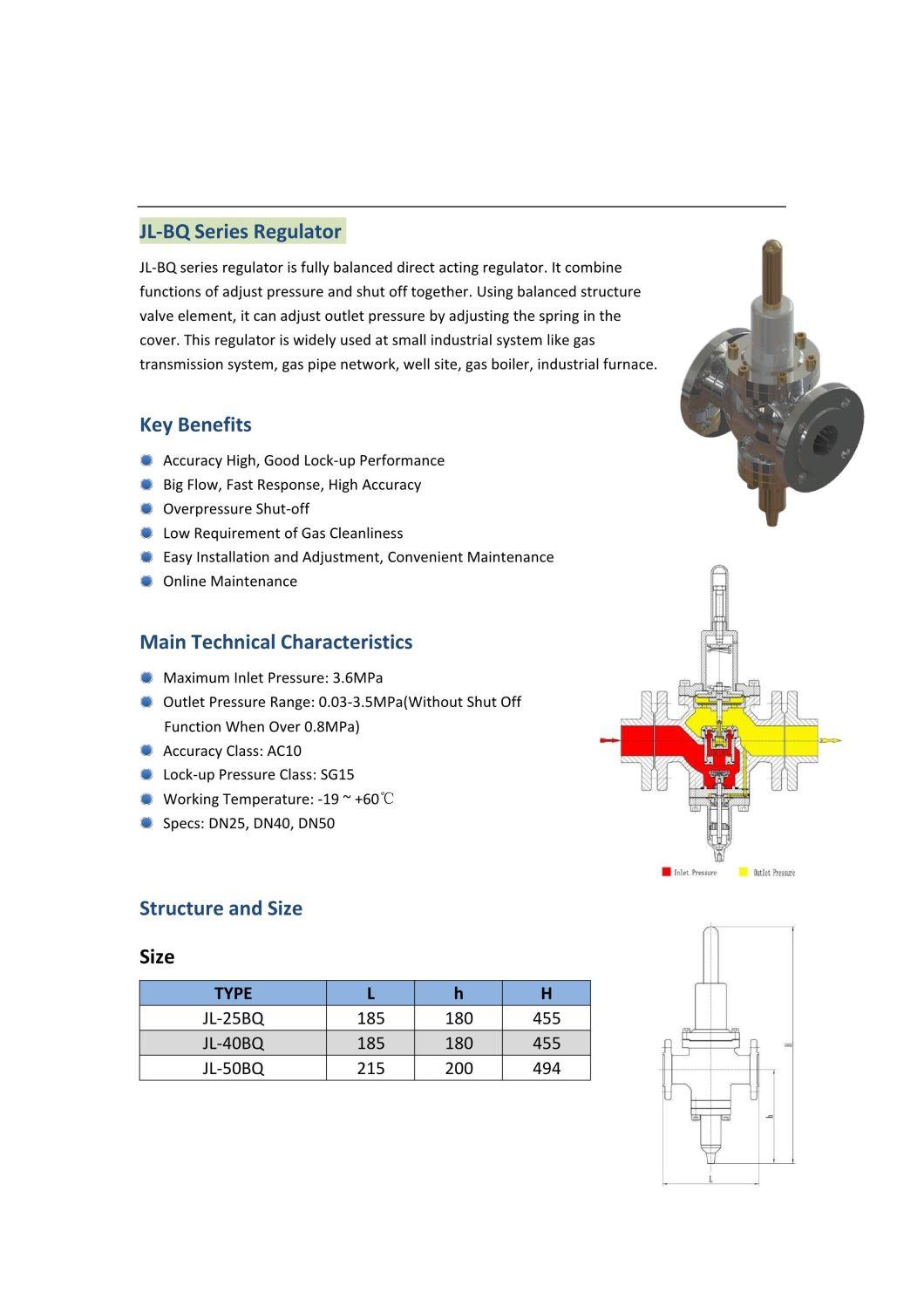 CNG Natural Gas Pressure Reducer Regulator
