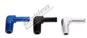90 Degree Male NPT Thread to Barb Adapter Racing Parts