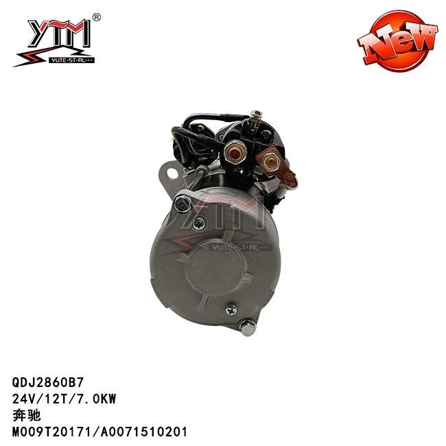Ytm Starter Motor Qdj2860b7 - 24V/12t/7.0kg for Benz M009t20171/A0071510201