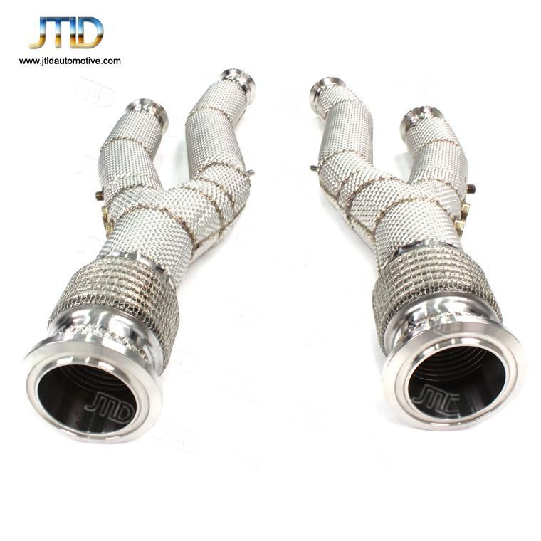 High Quality 304 Ss Heatshield Exhaust Downpipe for Lamborghini Lp700 720 750