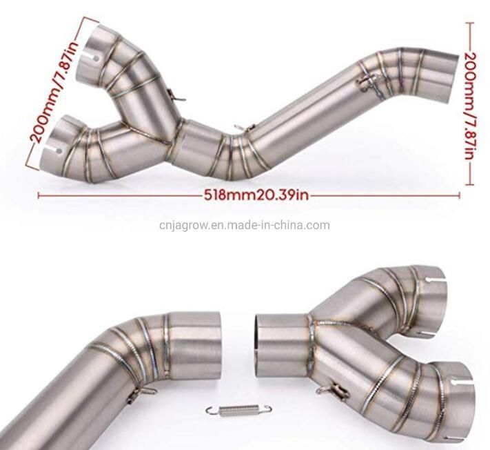 Stainless Steel MID-Section Connecting Pipe for BMW S1000rr S1000r Tail Exhaust Modification