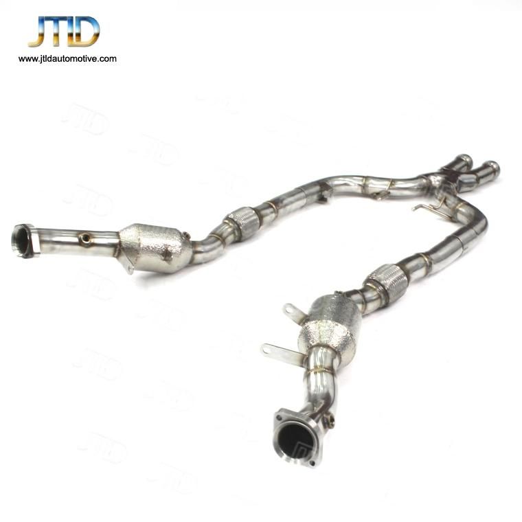 New Brand Polished 304ss Exhaust Downpipe for Benz S320 S400 S450 W222