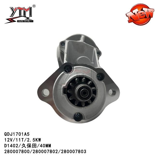 Factory 1j Starter Motor Cw/12V/11t/2.8kw Engine 1de Parts for Denso 1dz 128000-0970