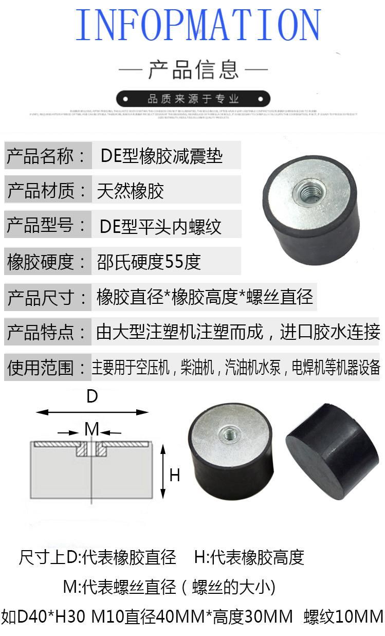 E-PF Rubber Mounts, Rubber Mountings, Rubber Shock Absorber for Anti Vibrate Industrial