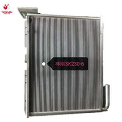 Sk235-6 Hydraulic Oil Radiator for Excavator Part
