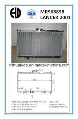Aluminum Auto Car Radiator (MR968858)