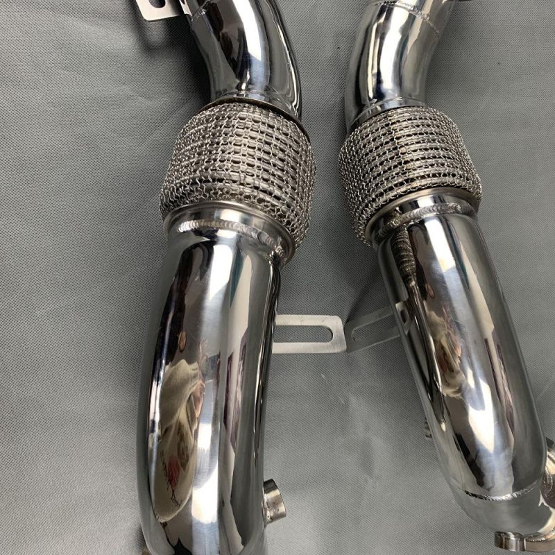 for BMW X5m X6m F85 F86 Straight Downpipe 15-17 4.4t