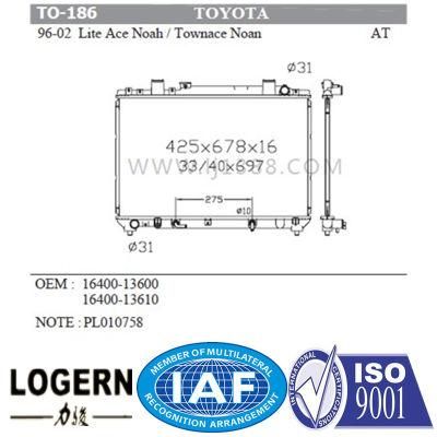 Car Aluminum Radiator for Toyota Lite Ace Noah/Townace Noan&prime;96-02 at