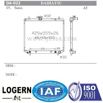 Specific Design Aluminum Radiator for Daihatsu Terios&prime;07- at