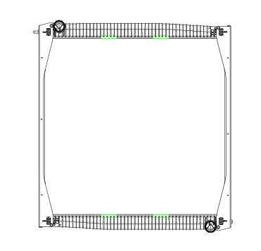 High Quality Competitive Price Truck Radiator for Scania R (95~04) OEM: 1397435, 64069A