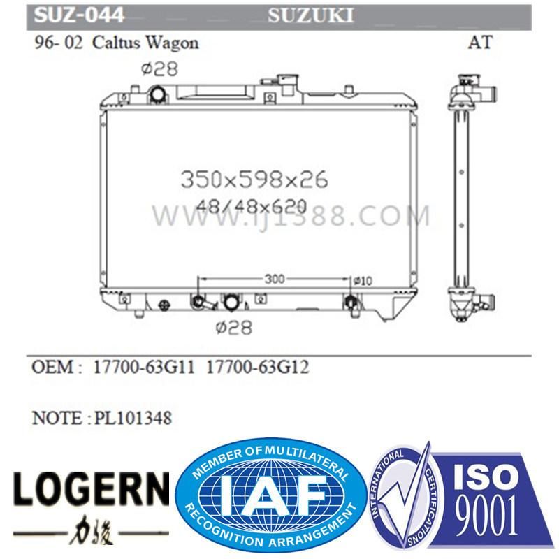 Engine Water Cool Radiator for Suzuki Caltus Wagon at