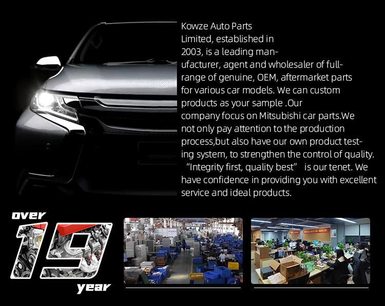 Kowze Car Parts Spare Parts Car Accessories Parts Auto Parts Engine Parts Car Parts for Mitsubishi L200 Pajero MPV Nissan Toyota Ford Isuzu Mazda Chevrolet