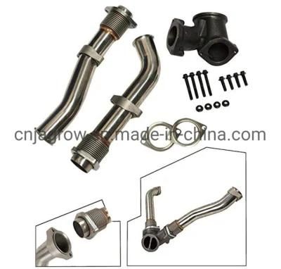 High Performance 304 Ss Power Stroke Turbo Diesel Exhaust up Pipes for Ford Powerstroke F-250 F-350 Super Duty 1999-2003