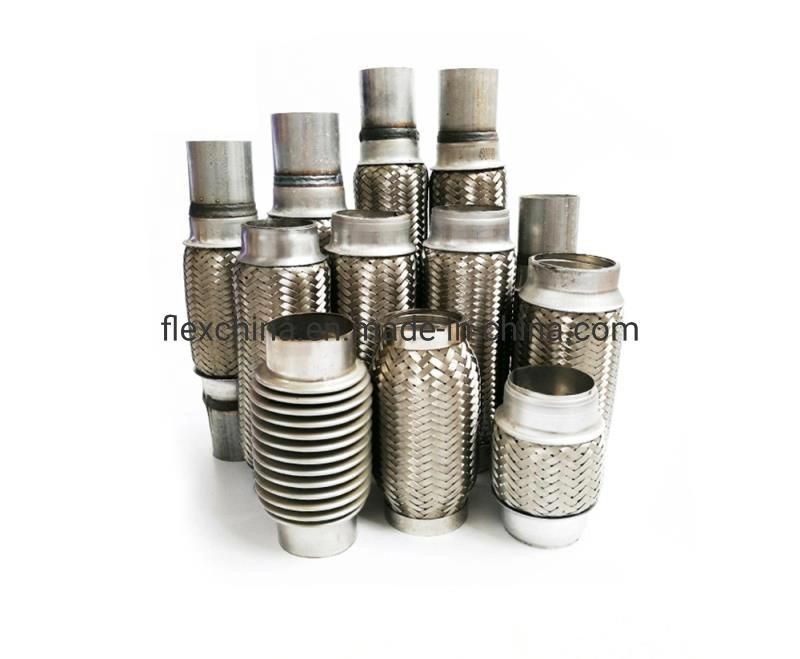 Stainless Steel Braided Flexible Exhaust Pipe Muffler