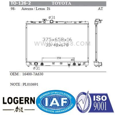 Mechanical Auto Car Radiator for Toyota Aitezza/Lexus Is&prime;98- at/PA16