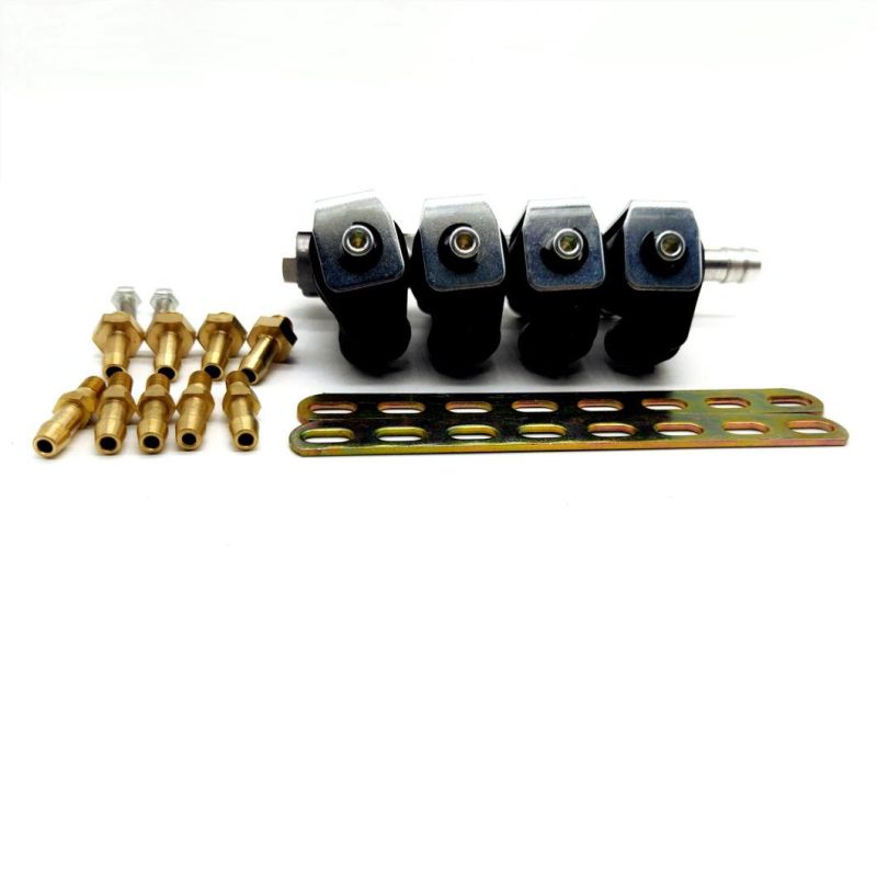 Llano Black Ln-Lig1 Injector Rail for Autogas Conversion Kit