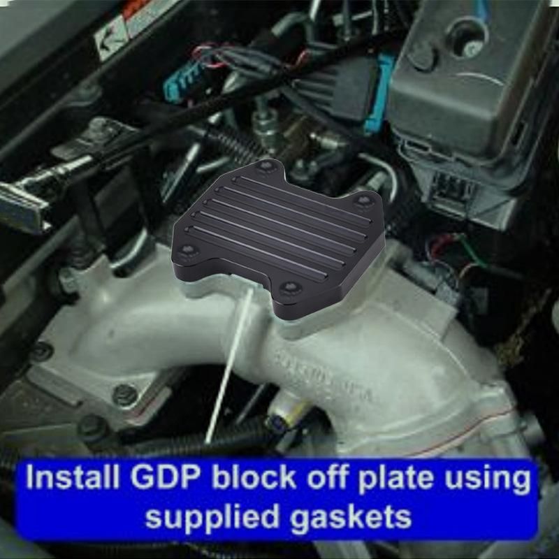 Auto Part Throttle Valve Egr Delet Cooler Block off Plate Kit for Dodge/RAM Cummins 2013-2018 6.7L