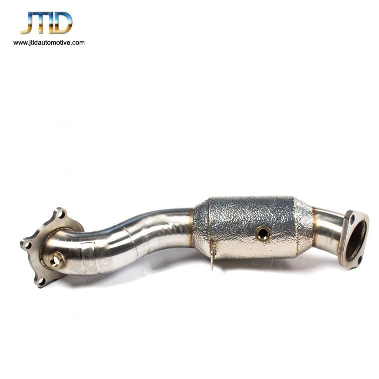304 Ss Heatshield Exhaust Downpipe with Cat for Cadillac ATS