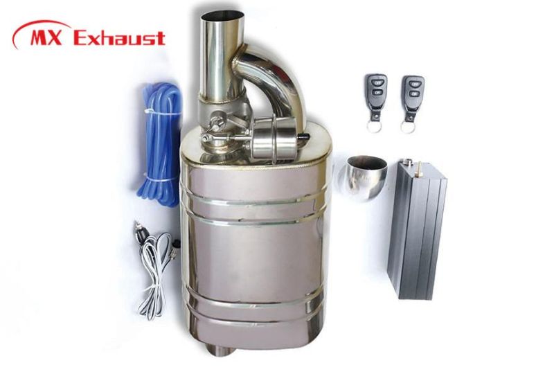 High Performance Stainless Steel SS304 Valvetronic Exhaust Muffler with Cutout Valve for Exhaust System