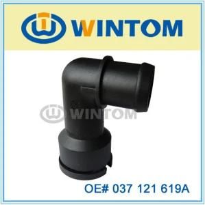 Hot Selling Coolant Water Flange, Plastic Thermostat for Vw (037 121 619A)