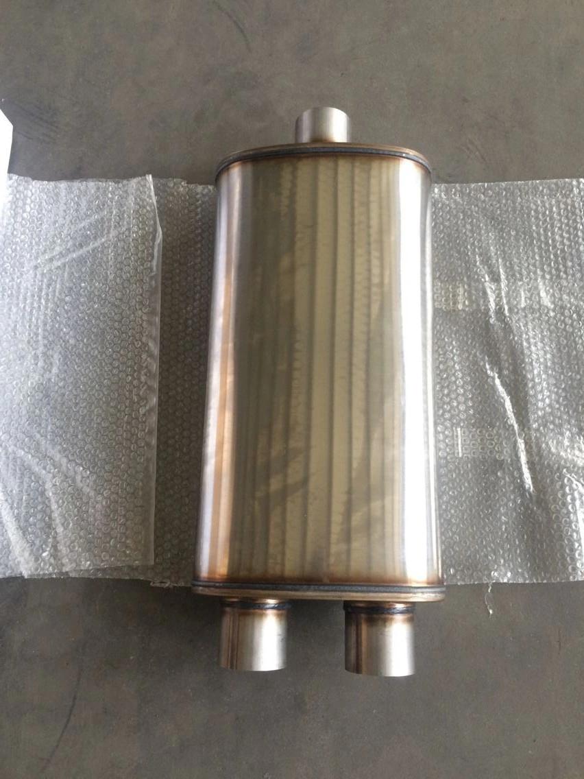 3.0" Inlet 409 Stainless Performance Exhaust Valve Universal Muffler for Car