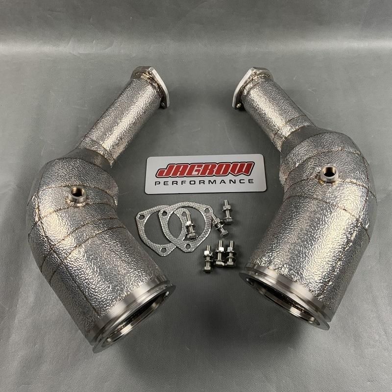 Full SS304 Downpipe with Heat Shield for Audi RS6 RS7 C8 2019+
