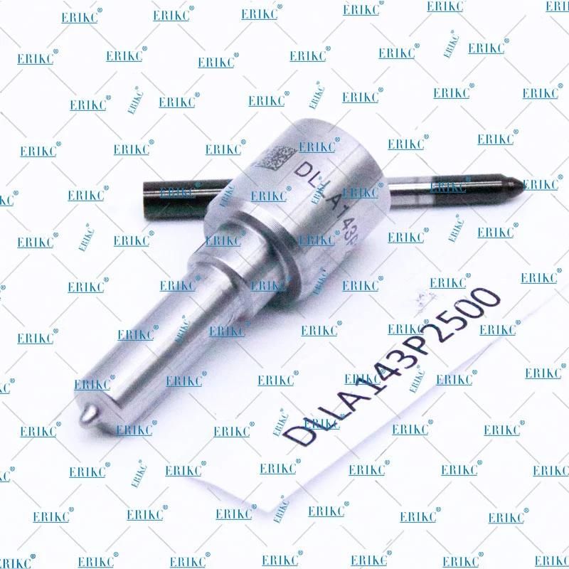 Erikc Dlla 143p2500 Common Rail Nozzle Dlla 143 P 2500 Fuel Oil  Nozzle Dlla143p2500 0433172500 for Bosch 0445110721