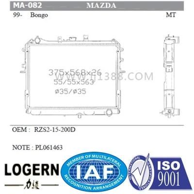 Cooling System Aluminum Radiator for Mazda Bongo&prime;99- Mt