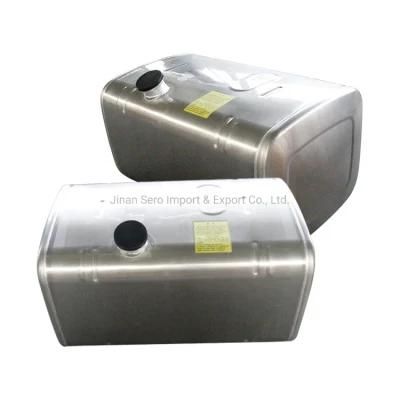 Genuine Sinotruk HOWO 371 Dump Truck Spare Parts 380L Aluminum Diesel Fuel Tank with Cover Wg9112550001
