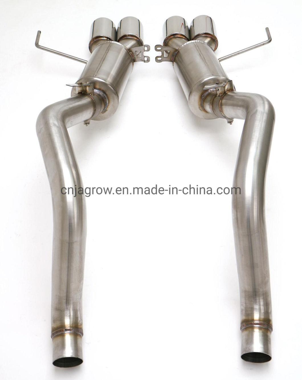 for C7 Corvette 2015-2019 Cat Back Round Tips Exhaust System