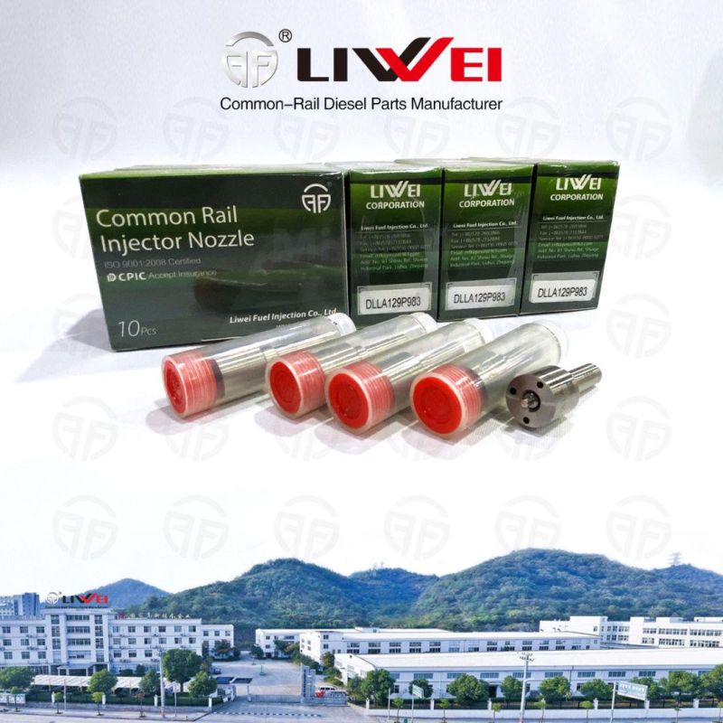 Liwei Brand Common Rail Diesel Nozzle Dlla 129p 983 Dlla 129p983 for Injector 095000-688# / 881#Re532216/Re533454re546780/Se501934 for John Deer