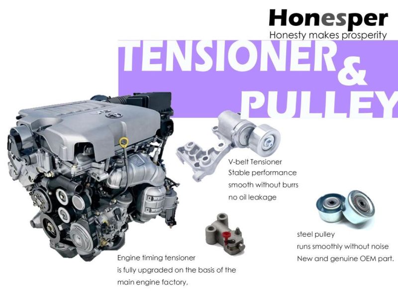 Auto Car Belt Tensioner Pulley for Toyota Landcruiser Hilux Hiace